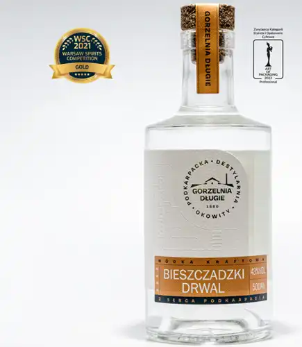 Wódka Kraftowa - BIESZCZADZKI DRWAL